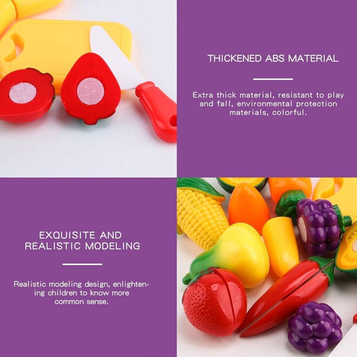 Sliceable Fruit Toy Set