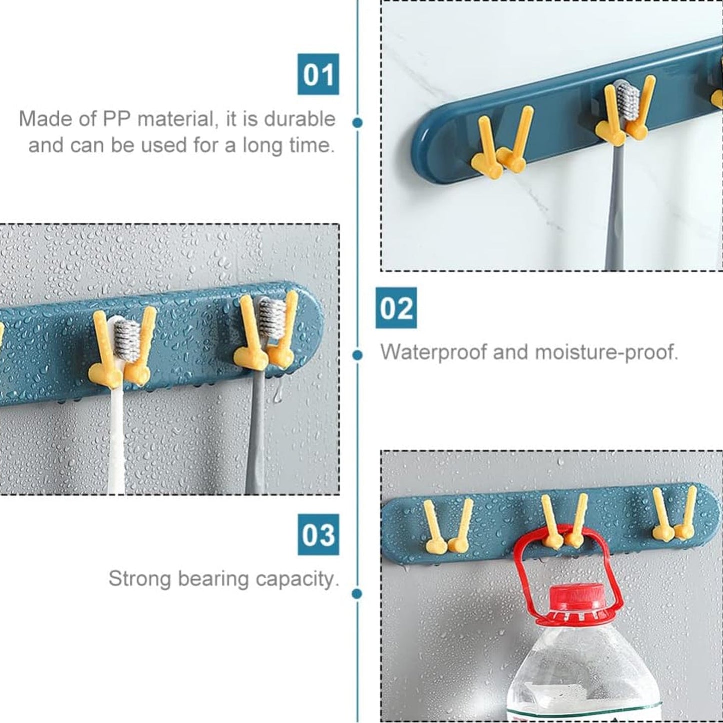Wall-Mounted Toothbrush Holder