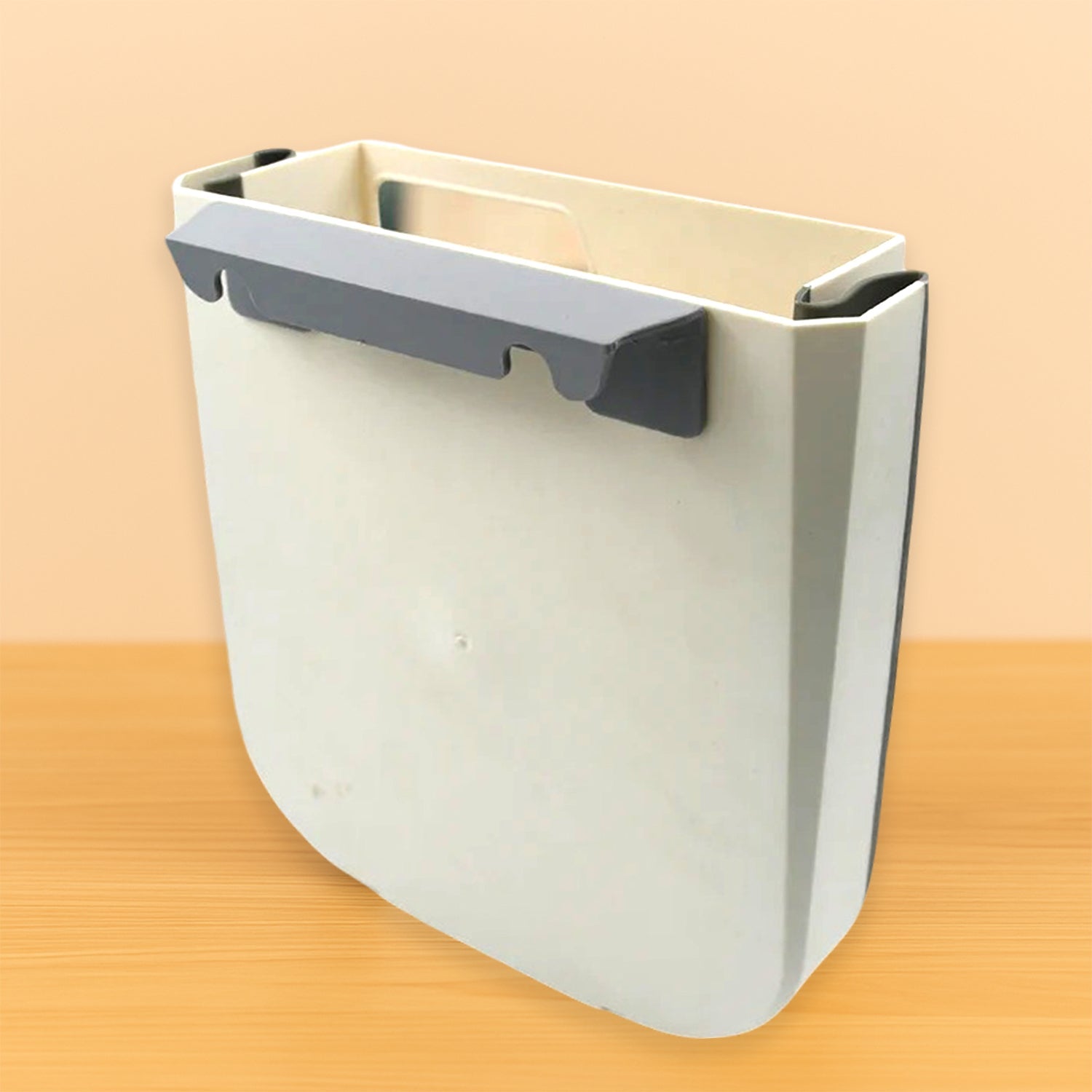 Space-Saving Hanging Trash Can