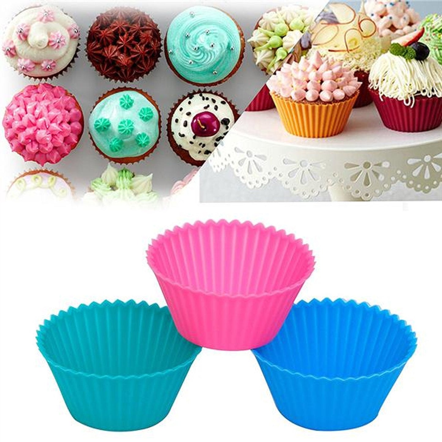 Cupcake Silicone Baking Mold