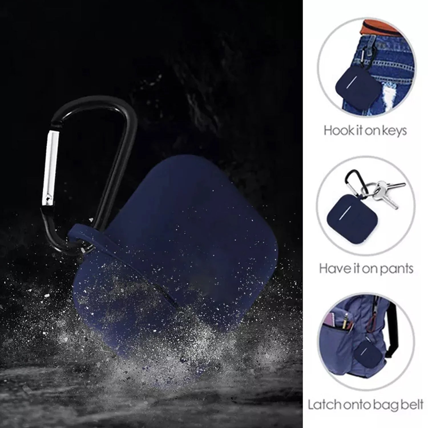 Portable Protective Cover for Wireless Earbuds