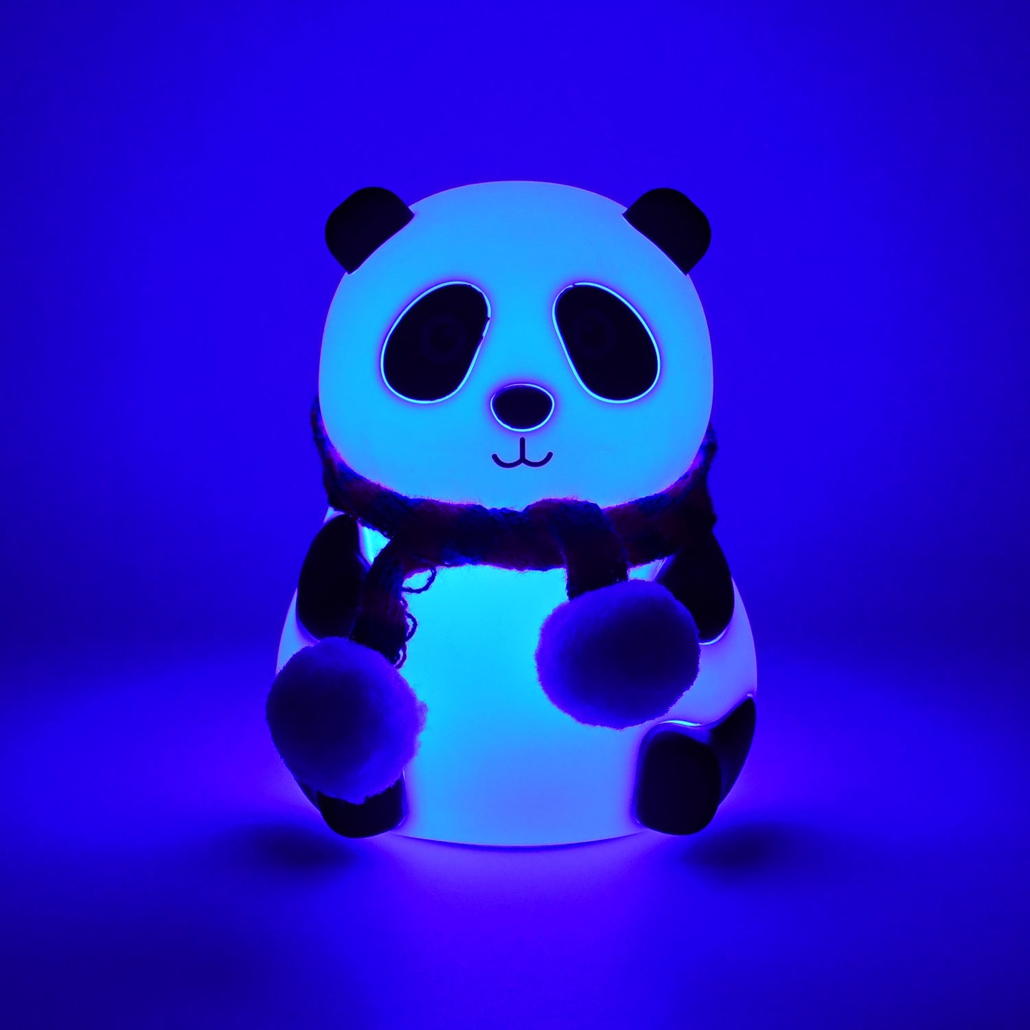 Panda 7-color Led Silicone Touch Lamp (1 Pc)
