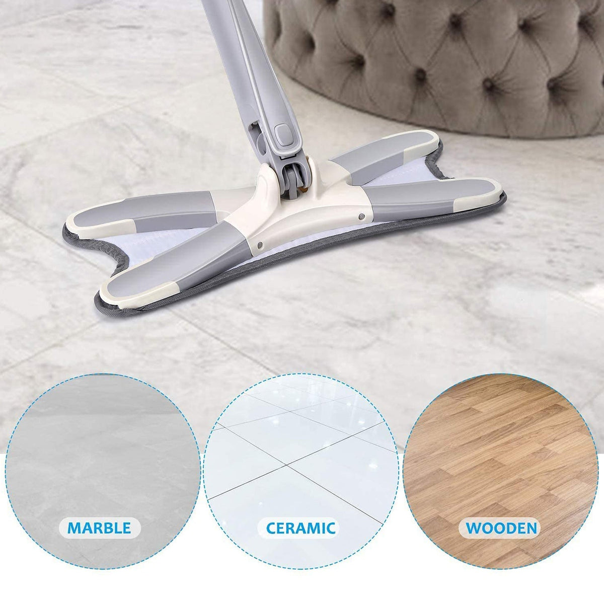 360° Adjustable Flat Mop