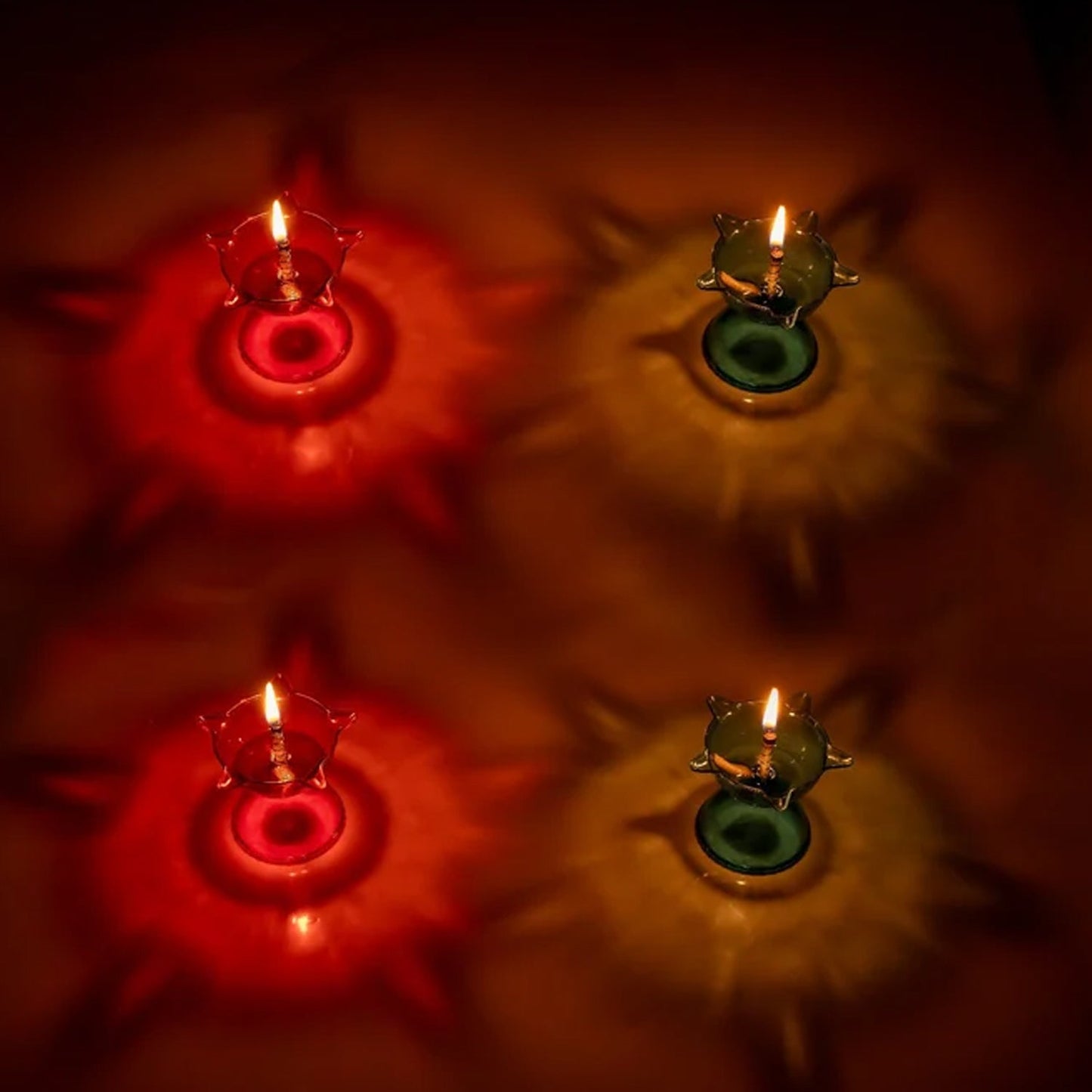 Reflection Diya Set