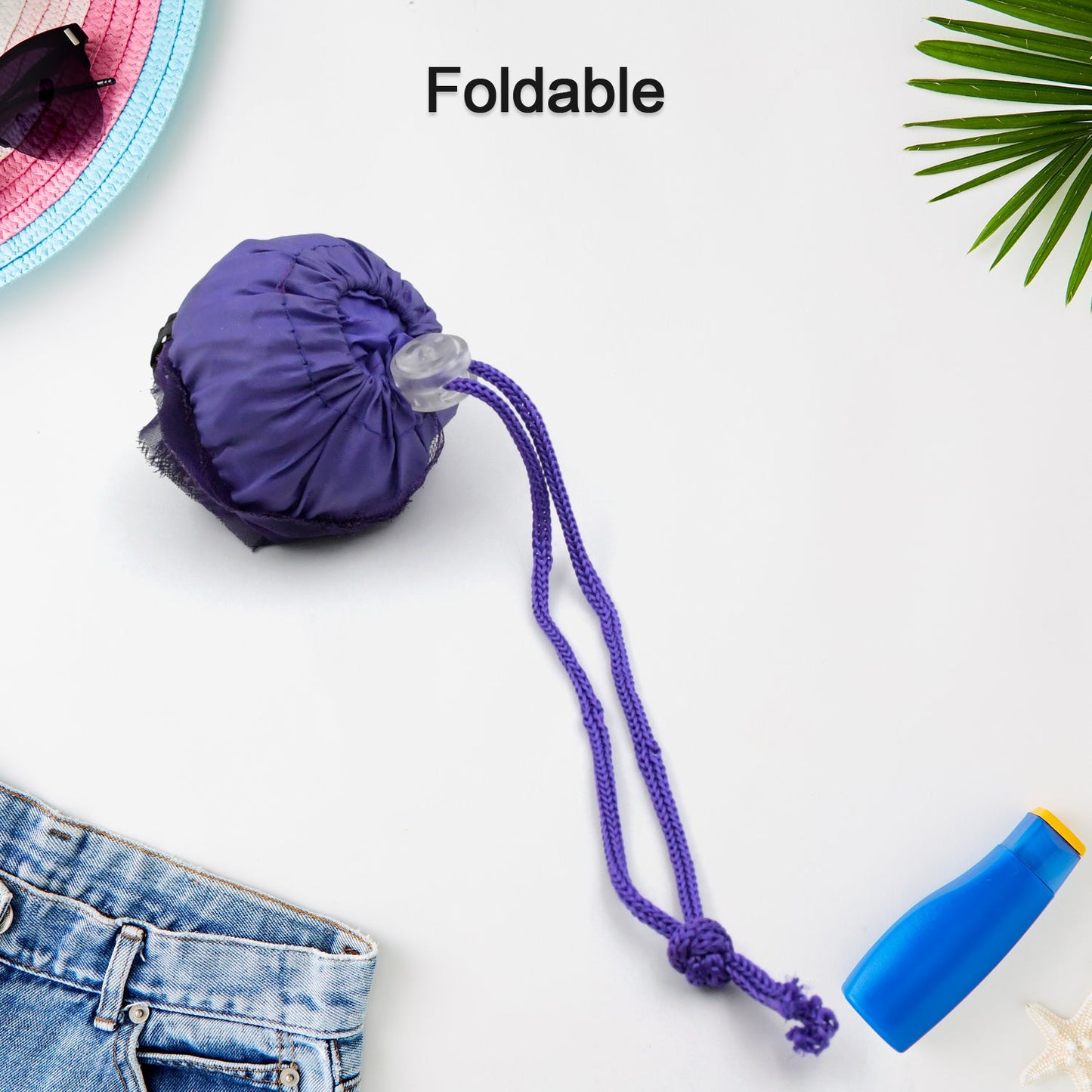 Foldable Bag Cute Rose Shape (1pc)