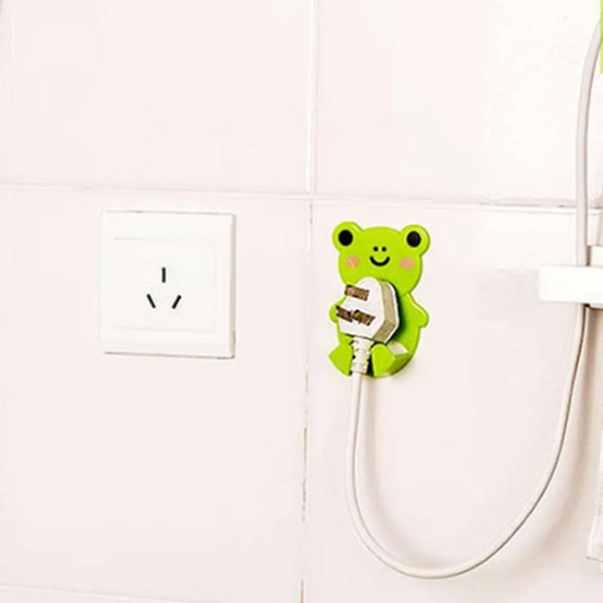 Adhesive Plug Hook Holder – 2 Pc