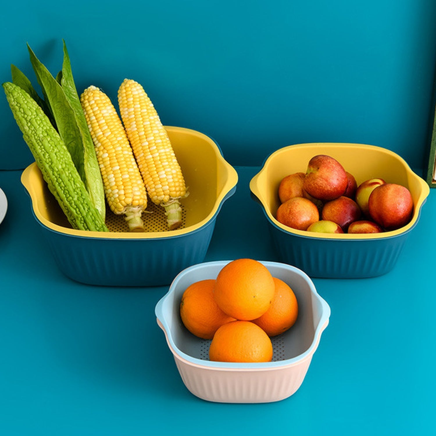 Dual-Use Washing & Strainer Bowl