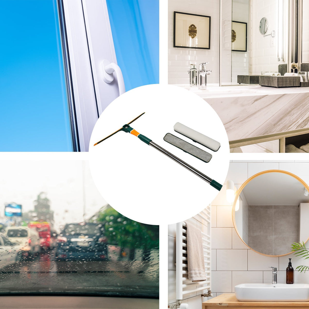 3 In 1 Glass Wiper Multipurpose