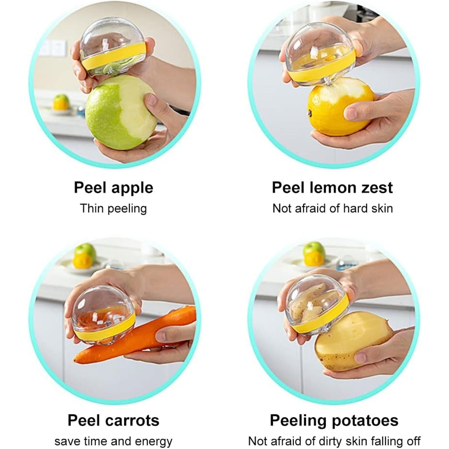 Round Peeler Container
