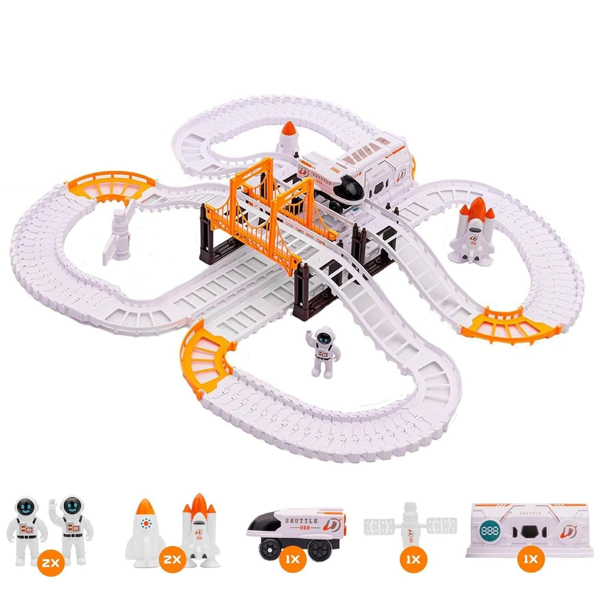Space Adventure Race Track Set