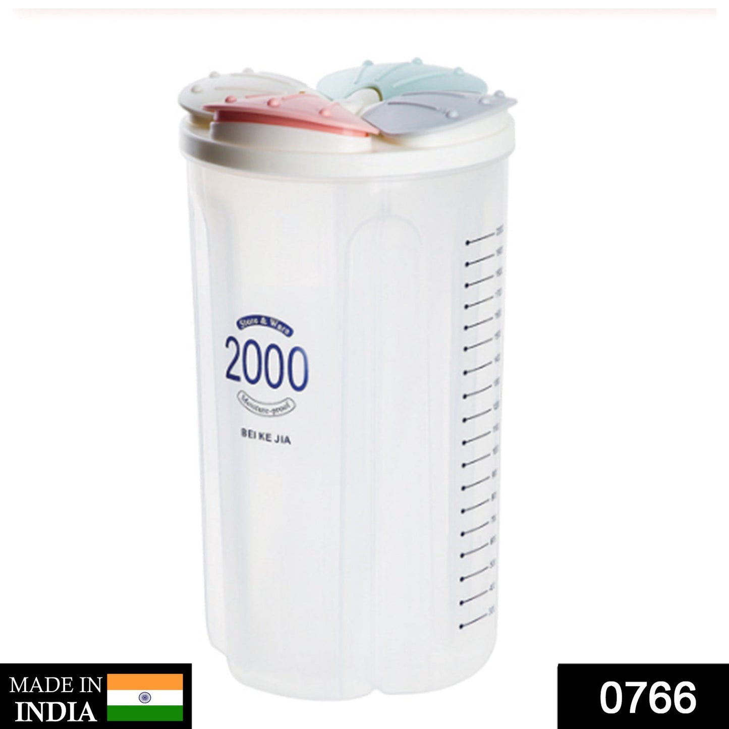 4-Section Storage Jar