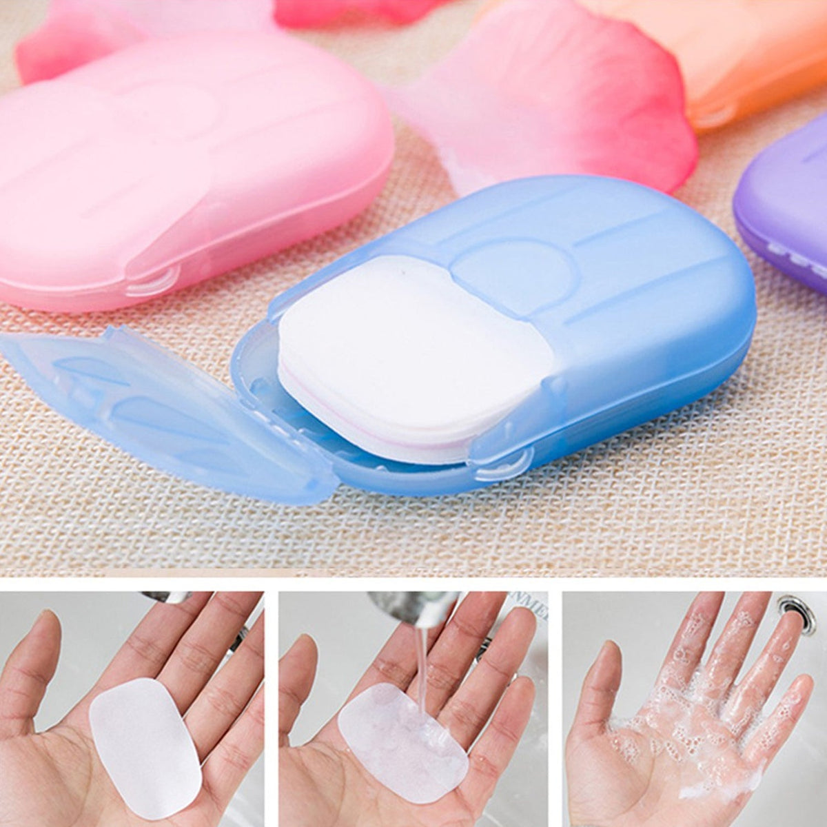 Travel Paper Soap Sheets