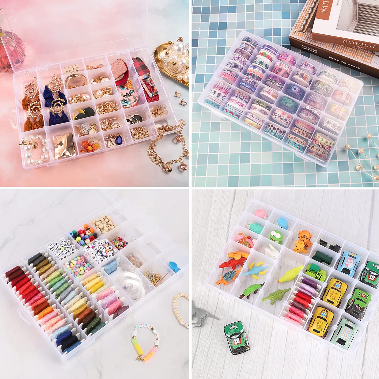 Clear Adjustable Organizer Box