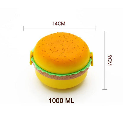 Burger-Shaped Kids' Lunchbox