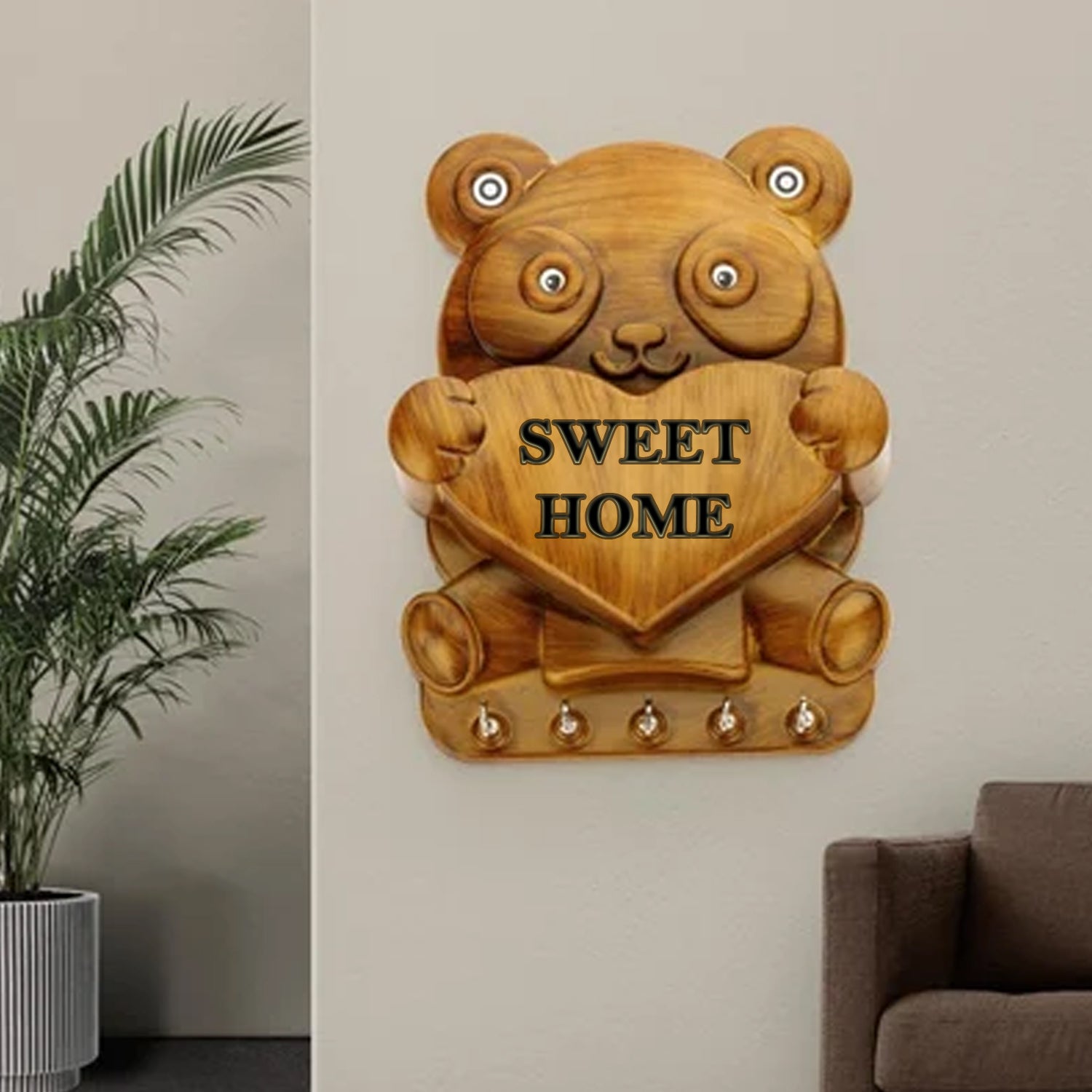 Cute Panda Key Holder