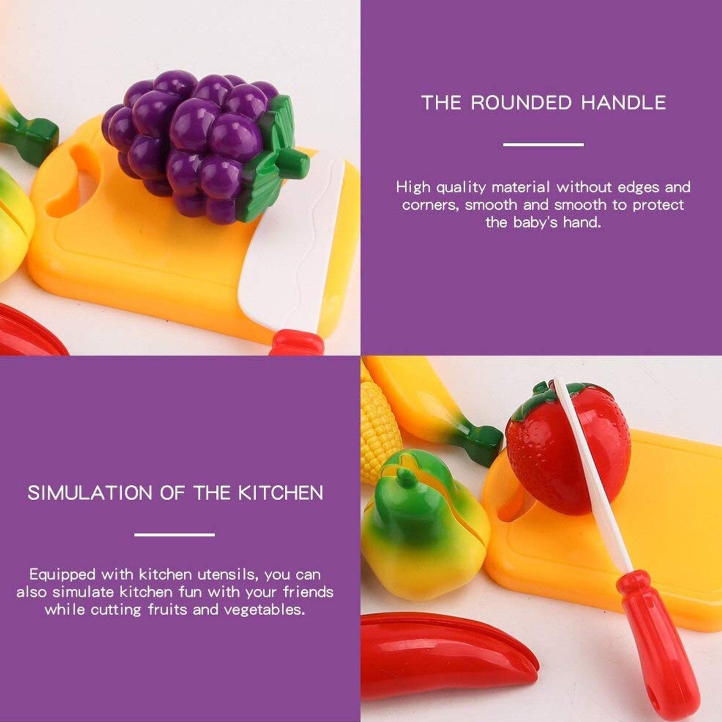 Sliceable Fruit Toy Set