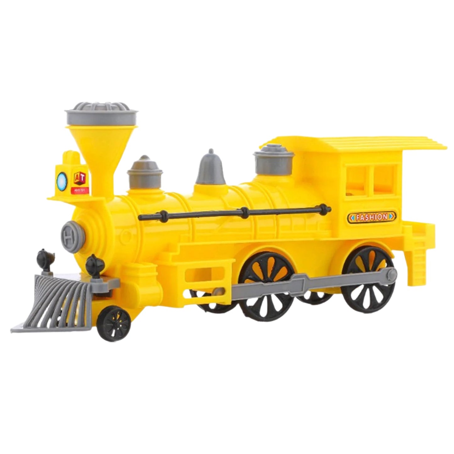 Pull And Go Train With Light Plastic