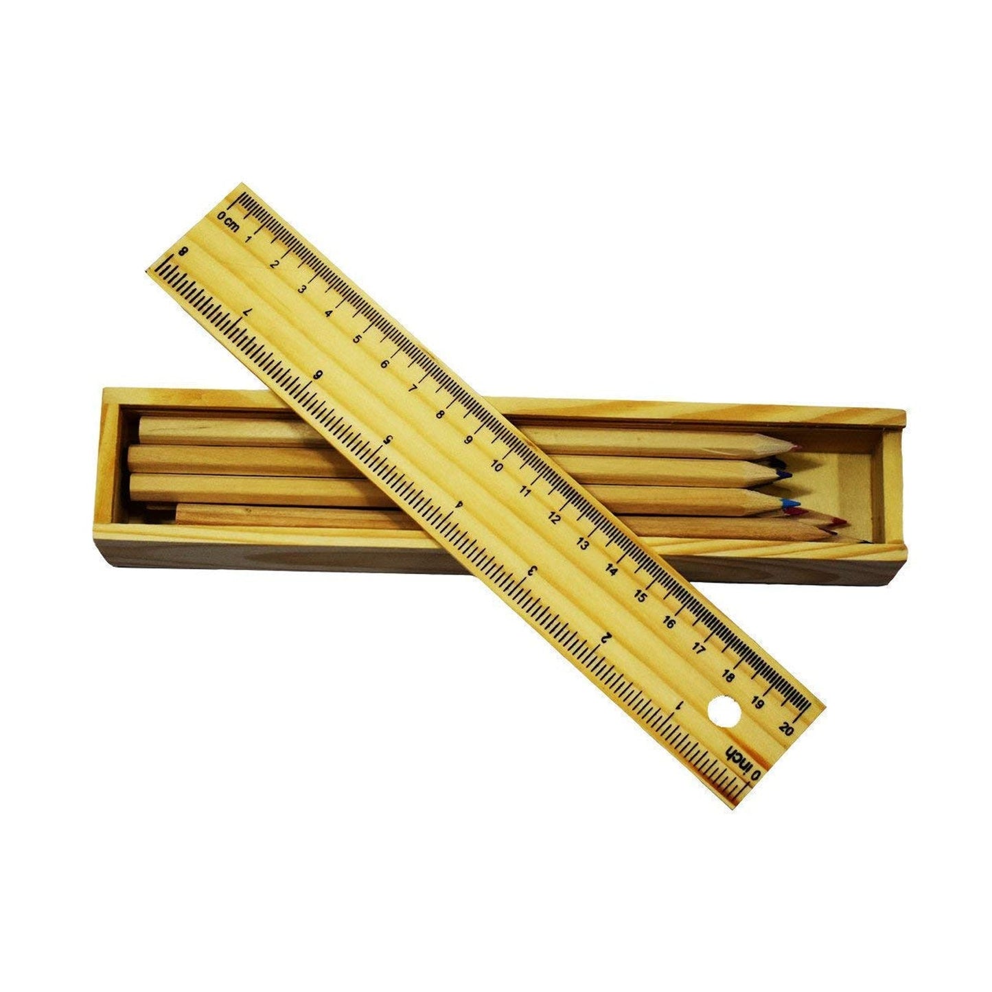 Colorful Wooden Pencil Set
