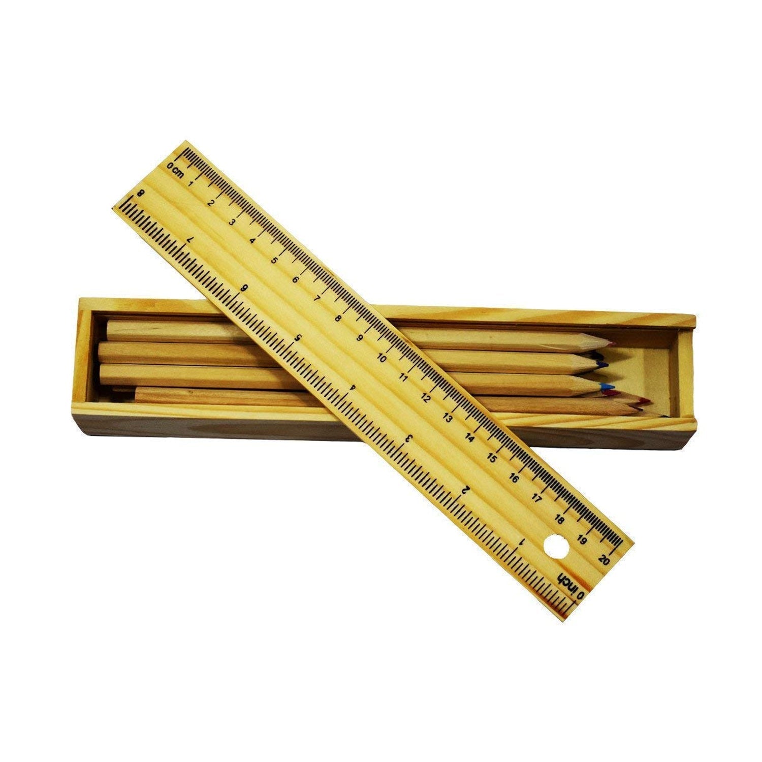 Colorful Wooden Pencil Set