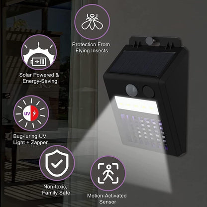 Solar Bug Zapper & Light