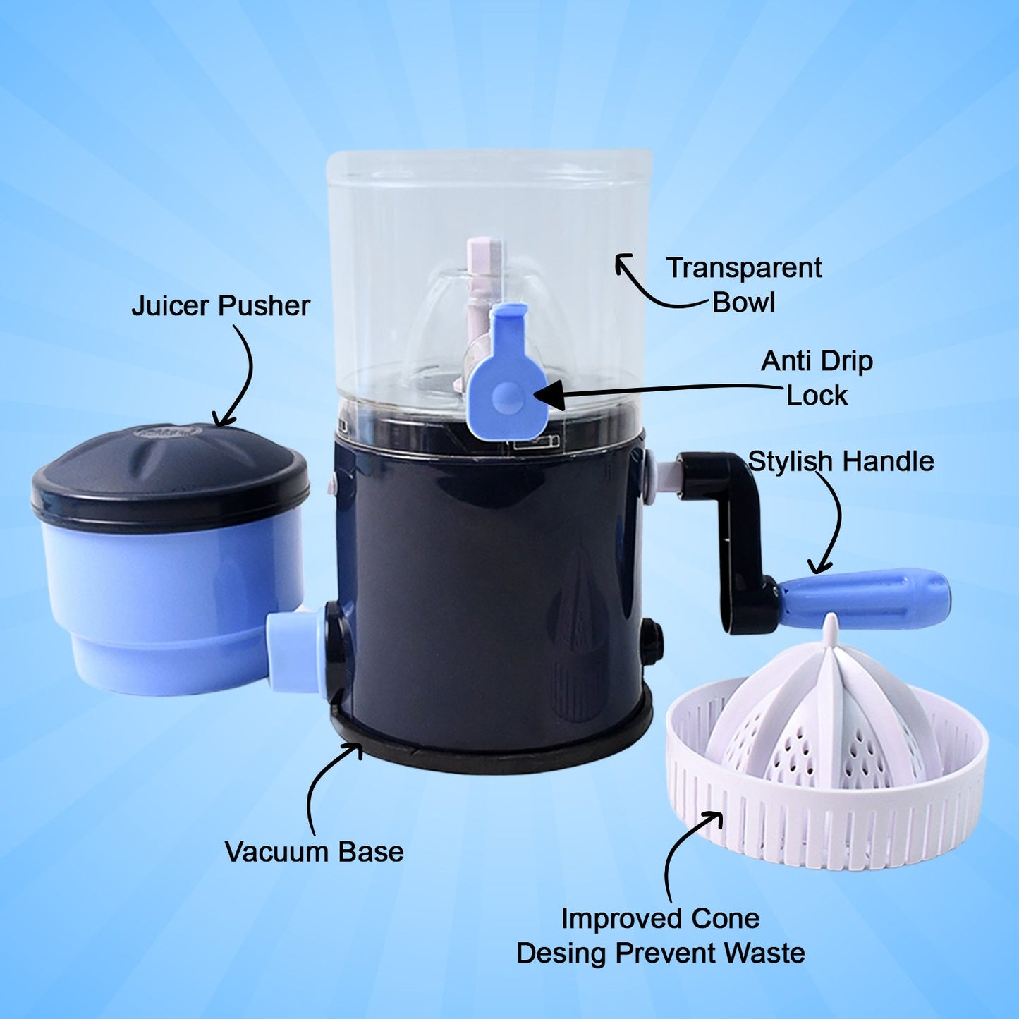 Manual Compact Fruit Juicer