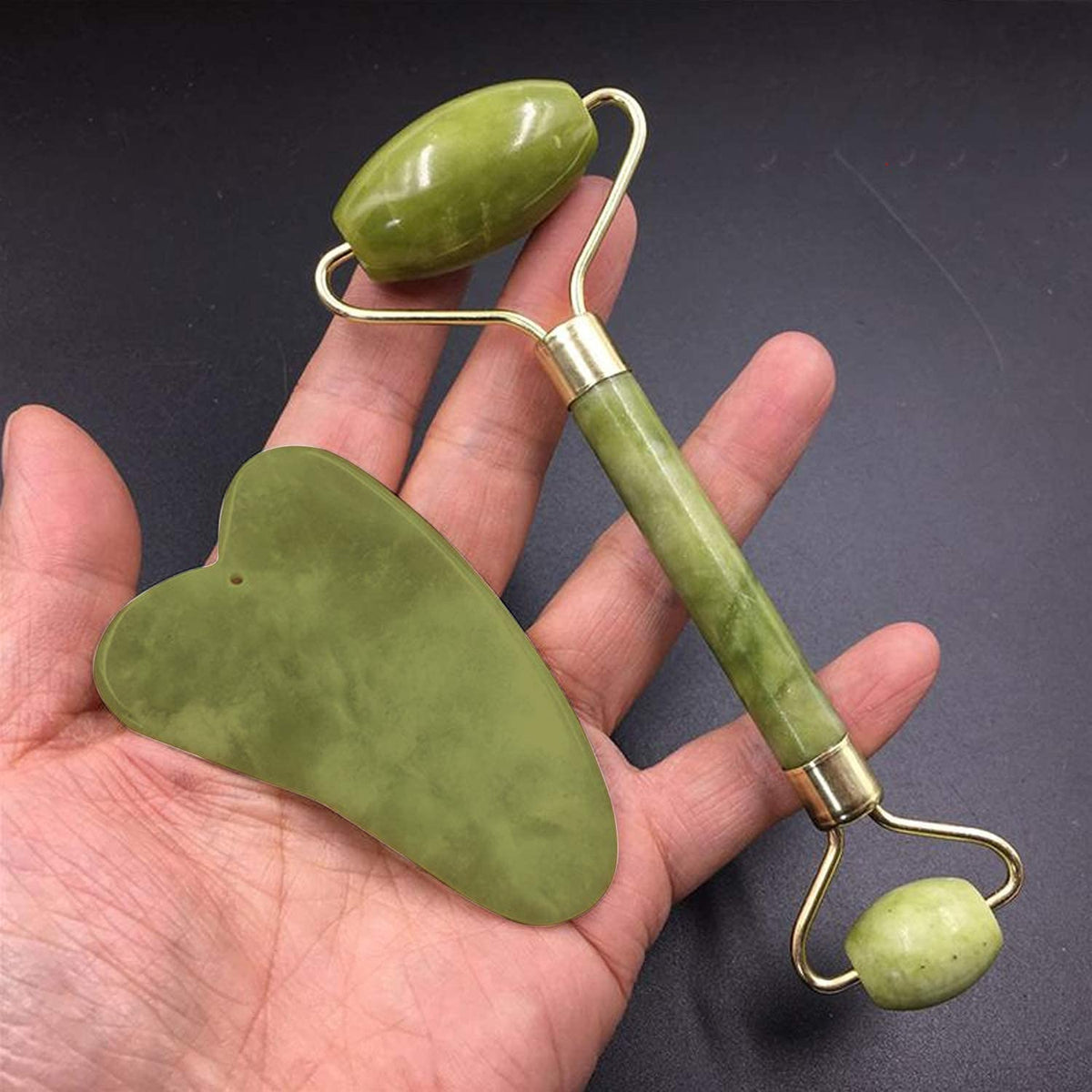 Jade Roller & Gua Sha Set
