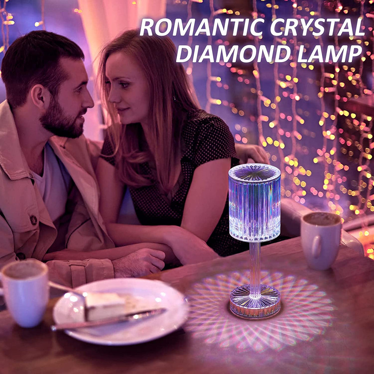Crystal Touch Table Lamp