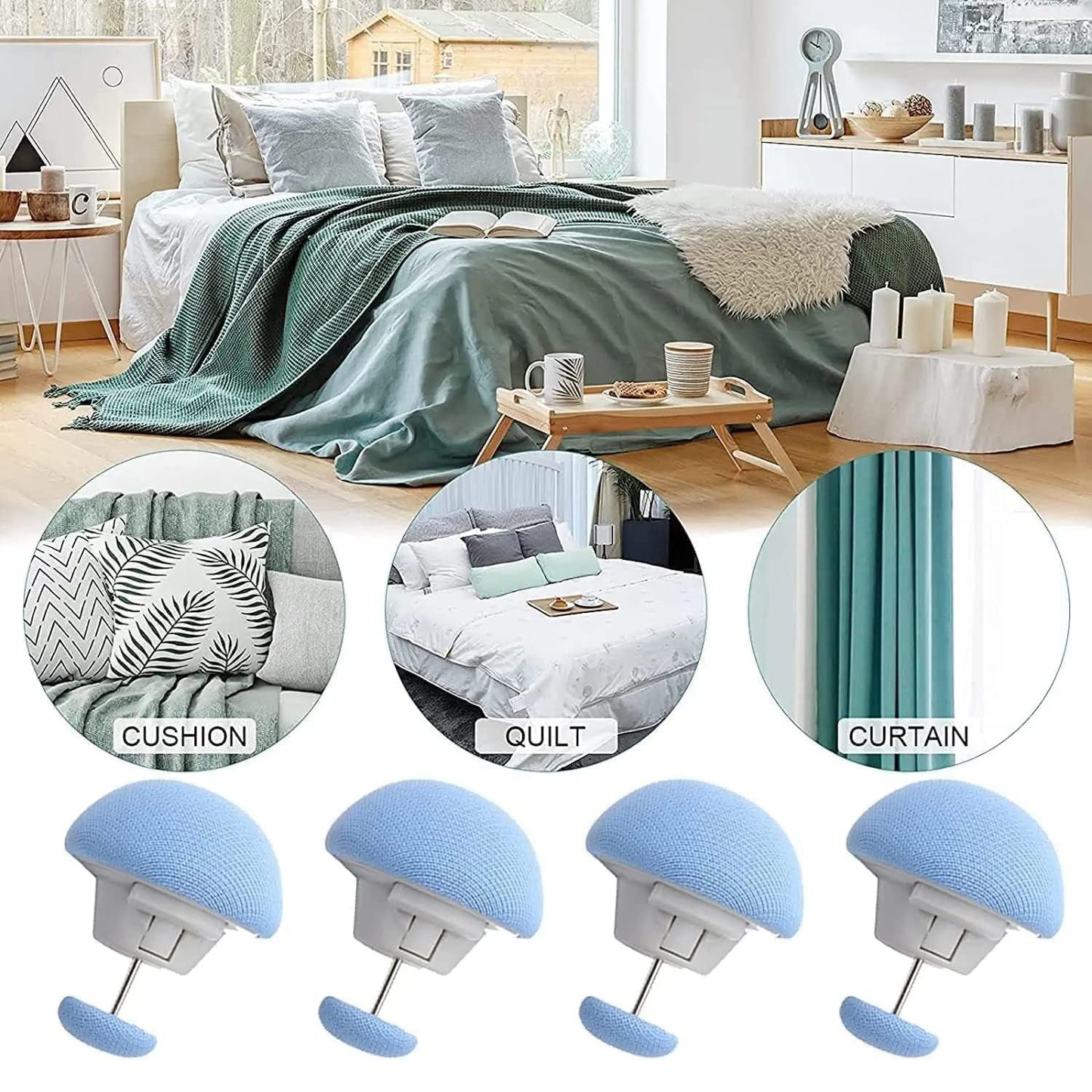 Decorative Headboard Sofa Pins (8 Pcs)
