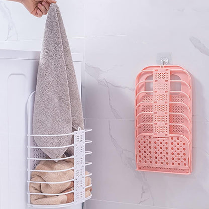 Wall-Mounted Collapsible Laundry Basket