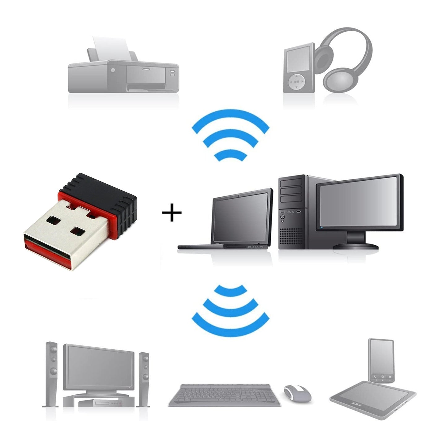 Mini Wi-Fi USB Adapter