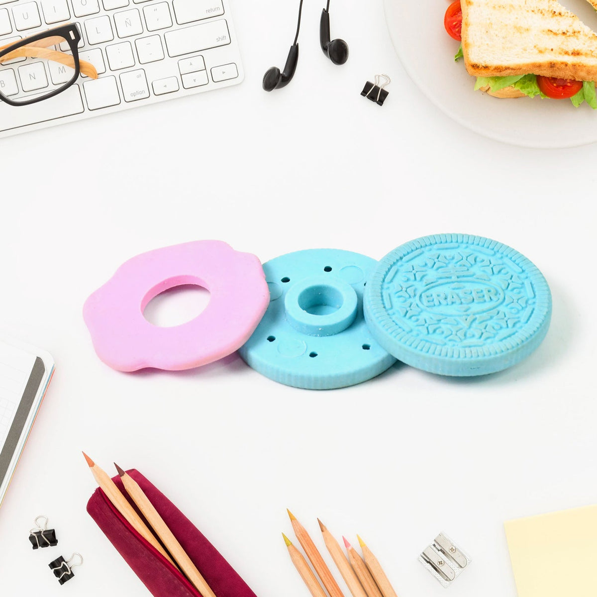 Biscuit Eraser for Kids