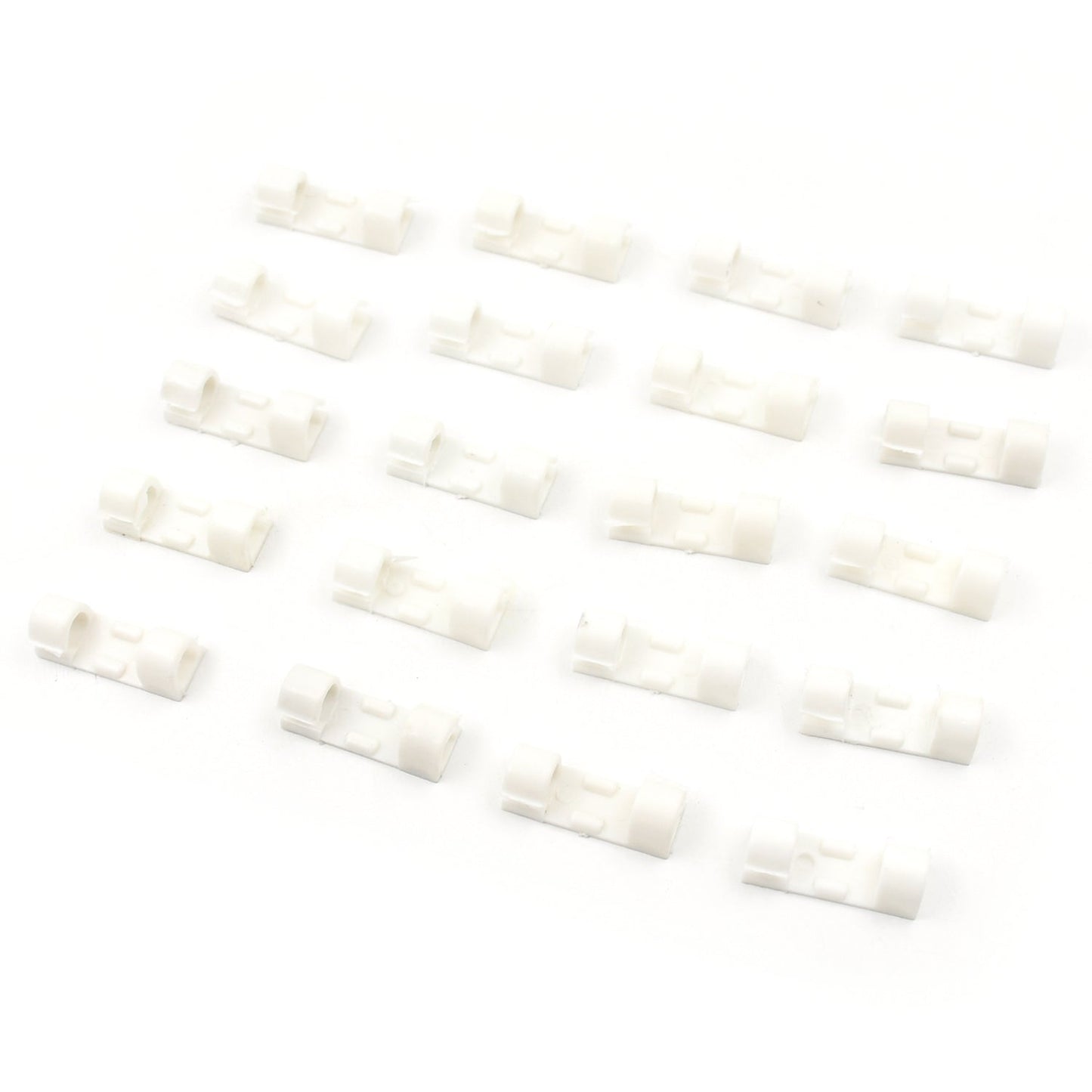 Adhesive Cable Clips – 20 Pcs