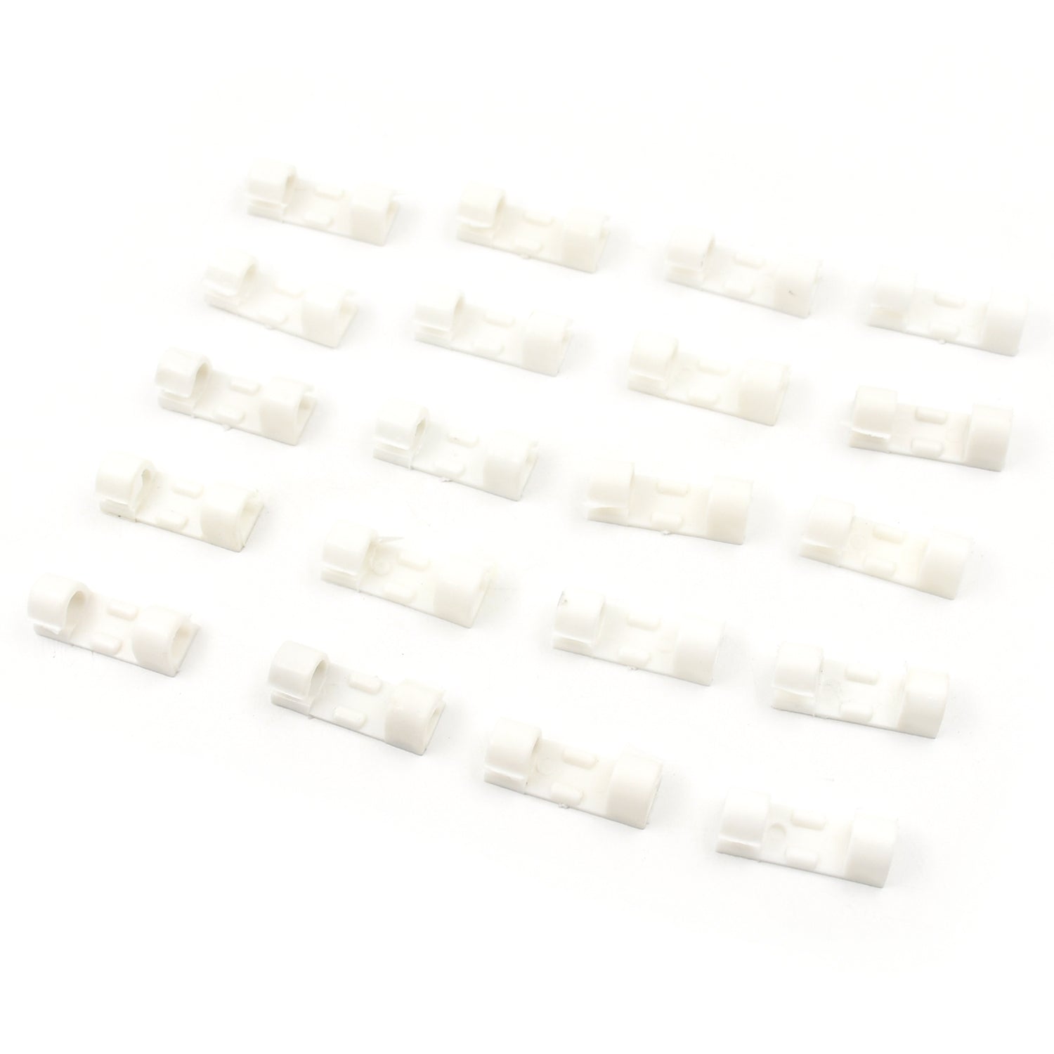 Adhesive Cable Clips – 20 Pcs