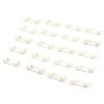 Adhesive Cable Clips – 20 Pcs