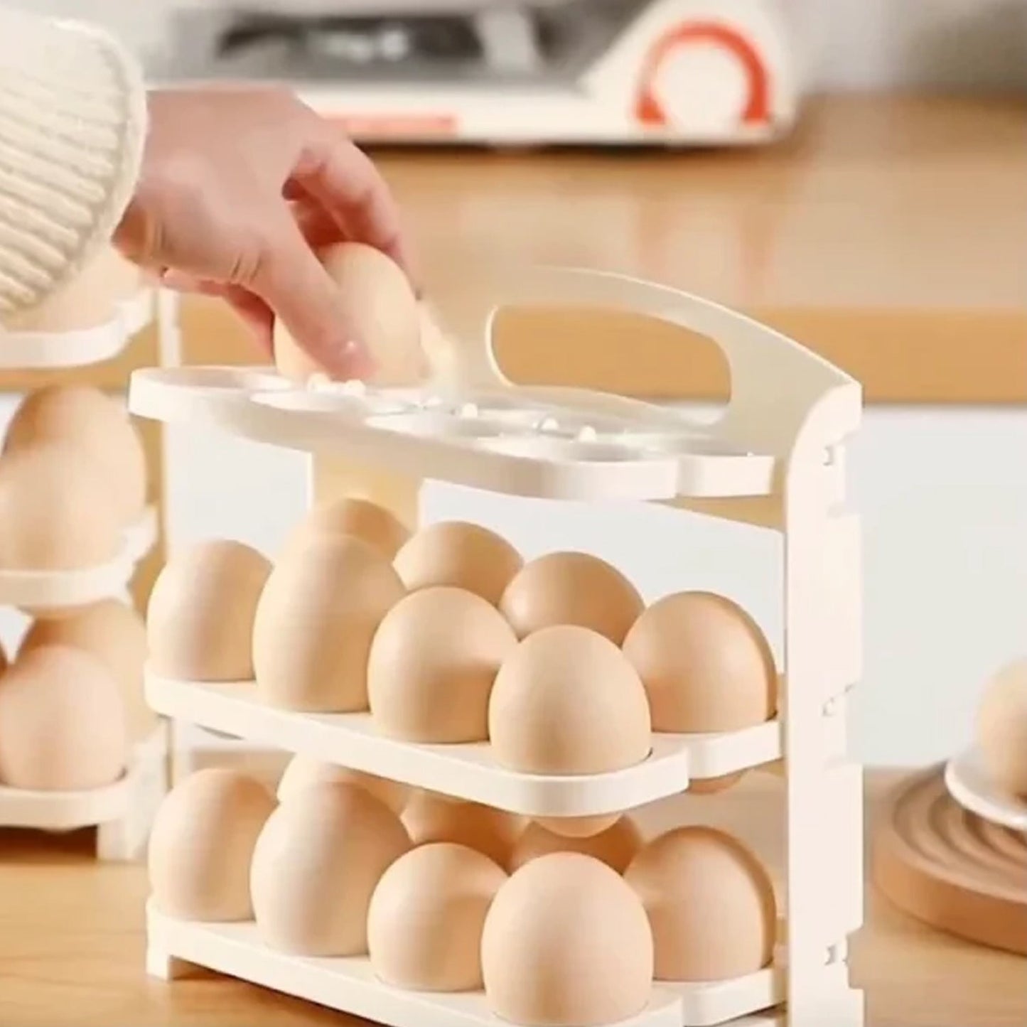 Plastic Foldable Egg Tray