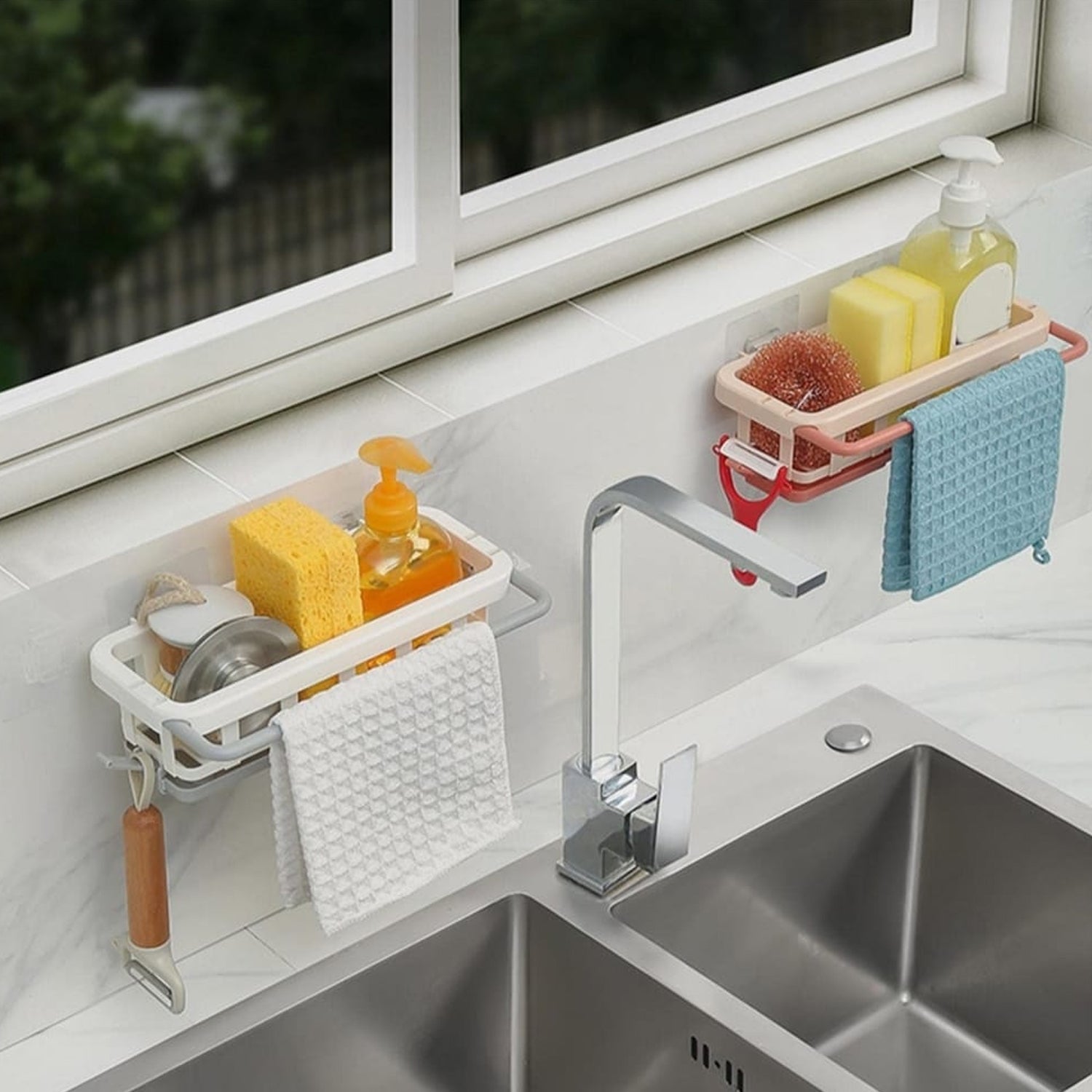 Retractable Sink Organizer Rack