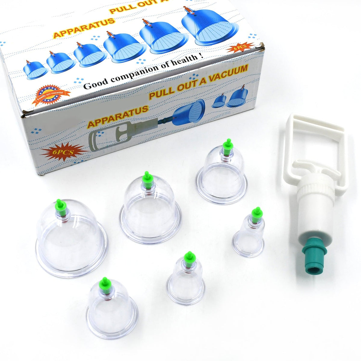 Vacuum Cupping Set 6 Pcs Kit
