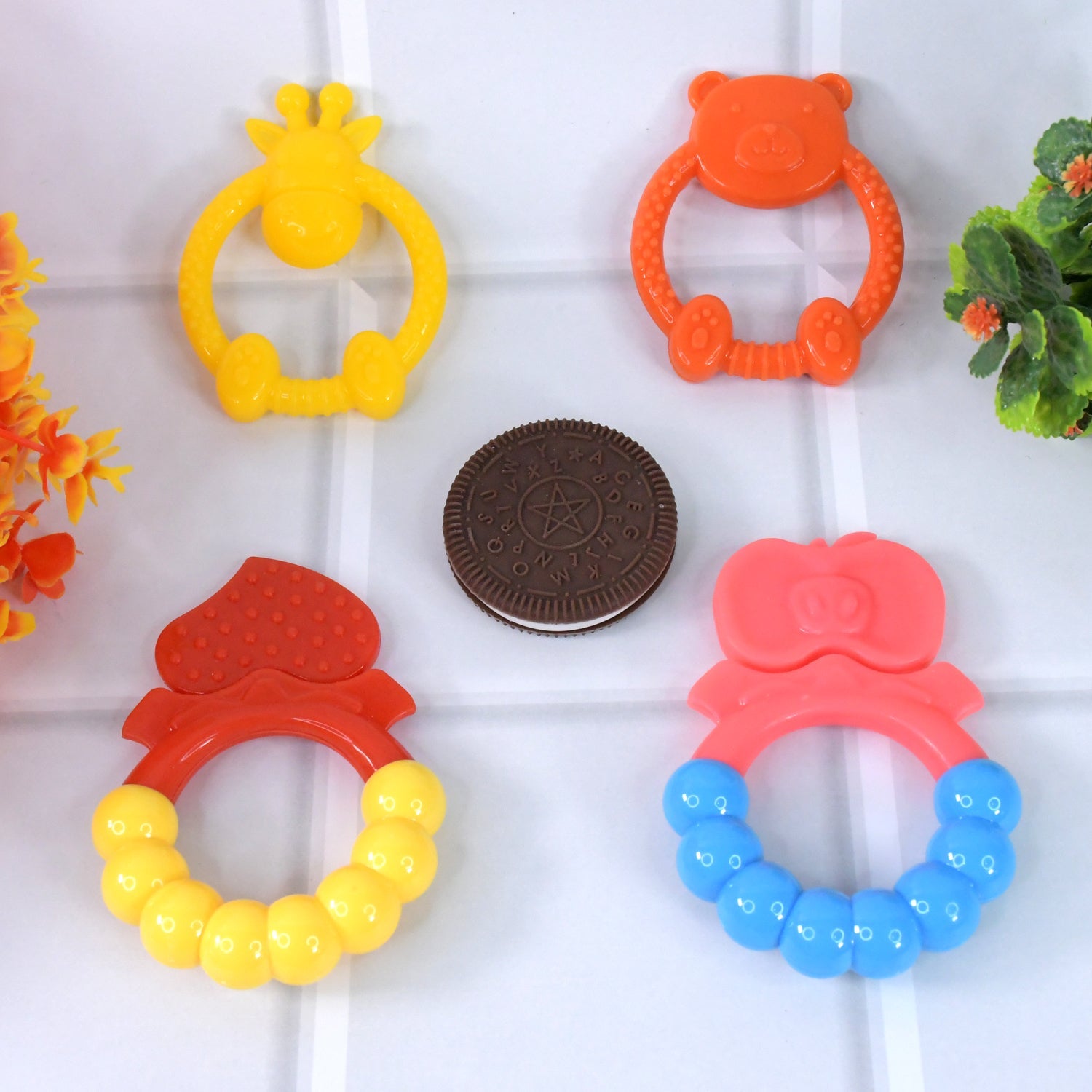 Textured Bear Teething Ring