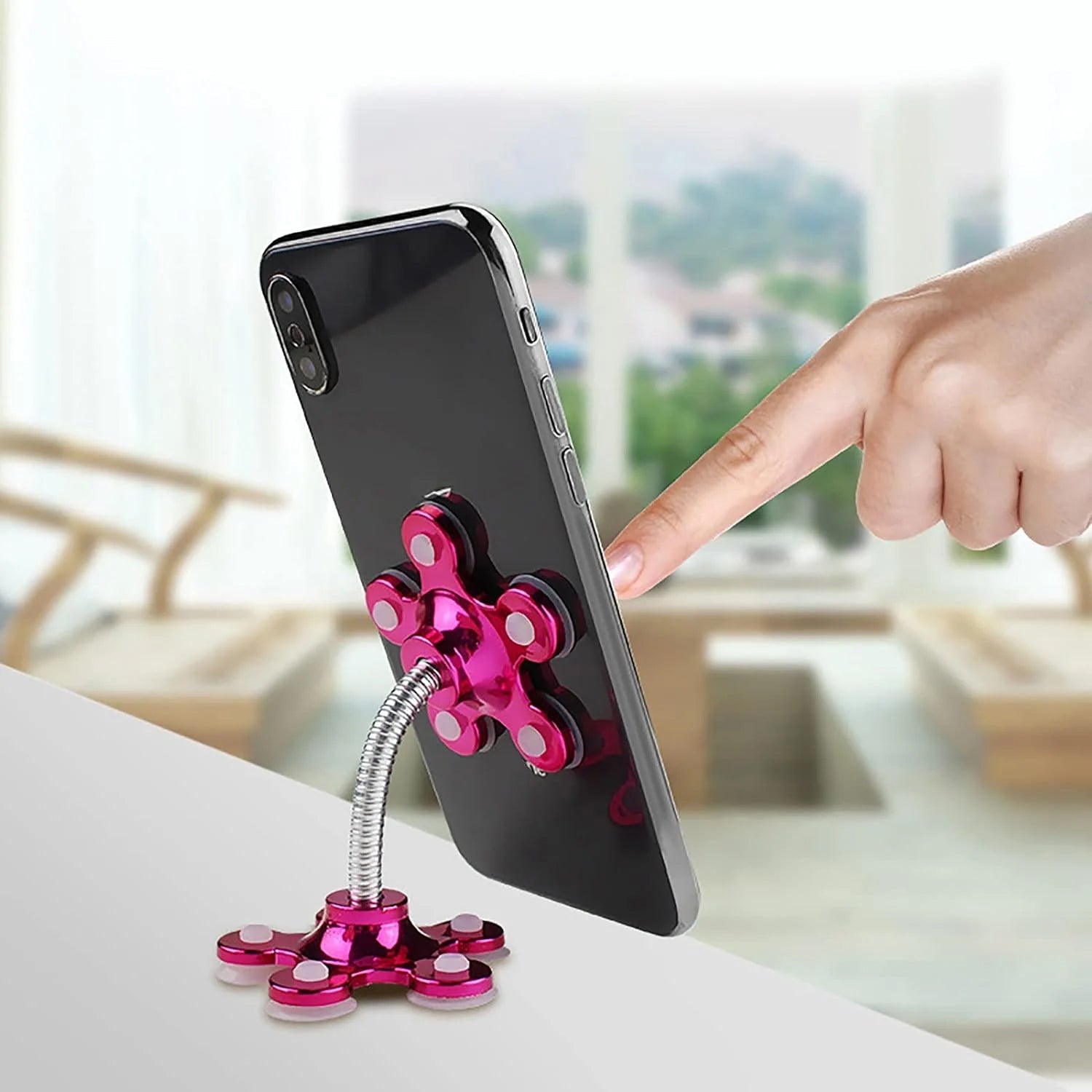 Flower Car Phone Holder