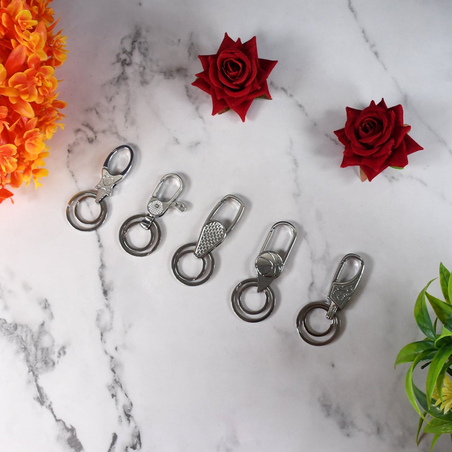 Luxury Stainless Steel Keychain