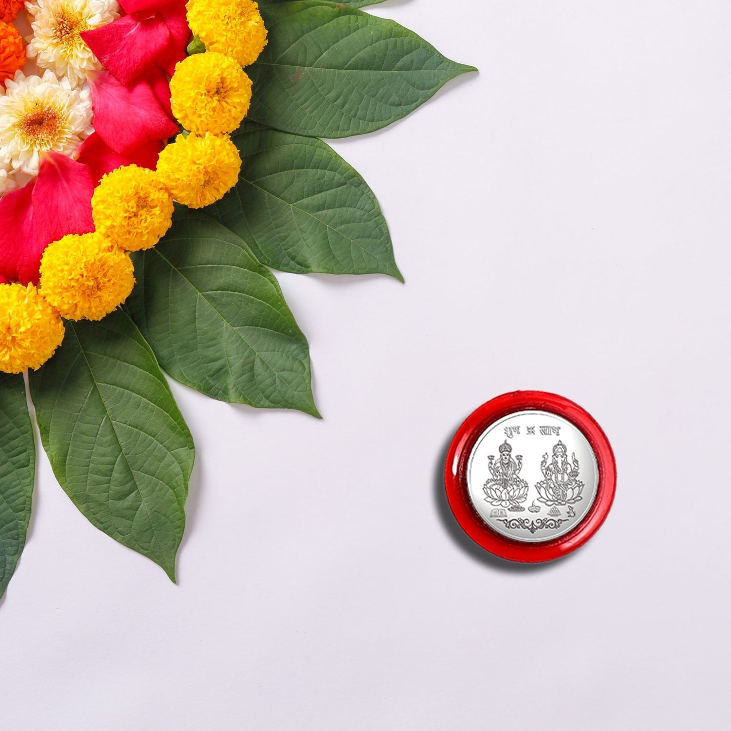 866 Pure Silver Coin For Gift  Pooja