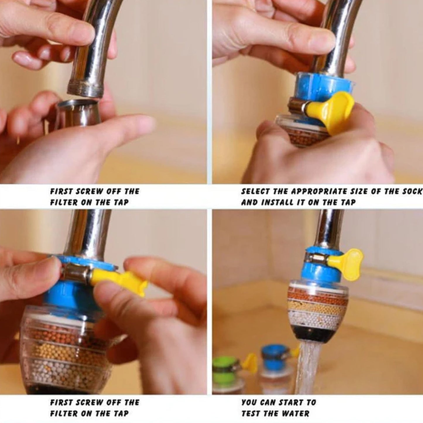 Universal Faucet Water Filter