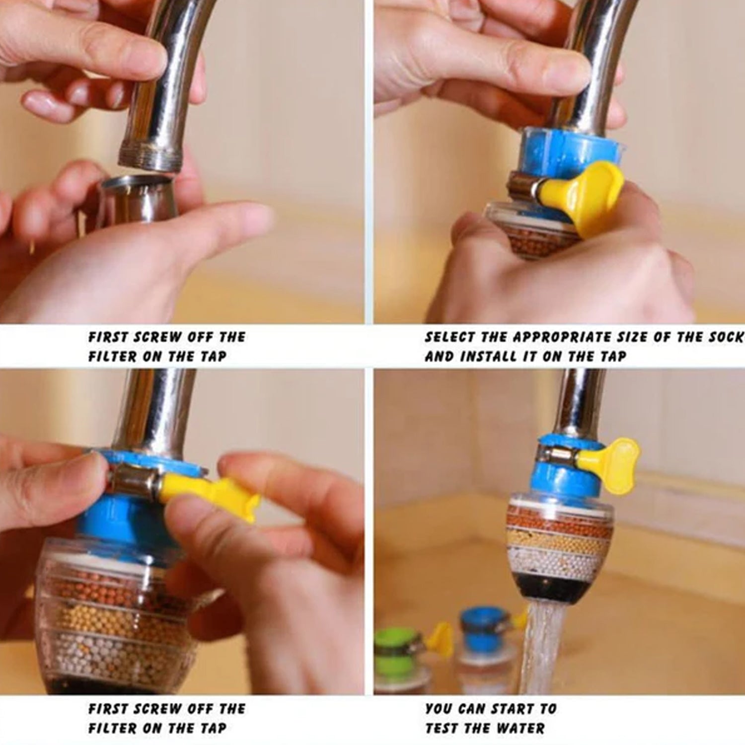 Universal Faucet Water Filter