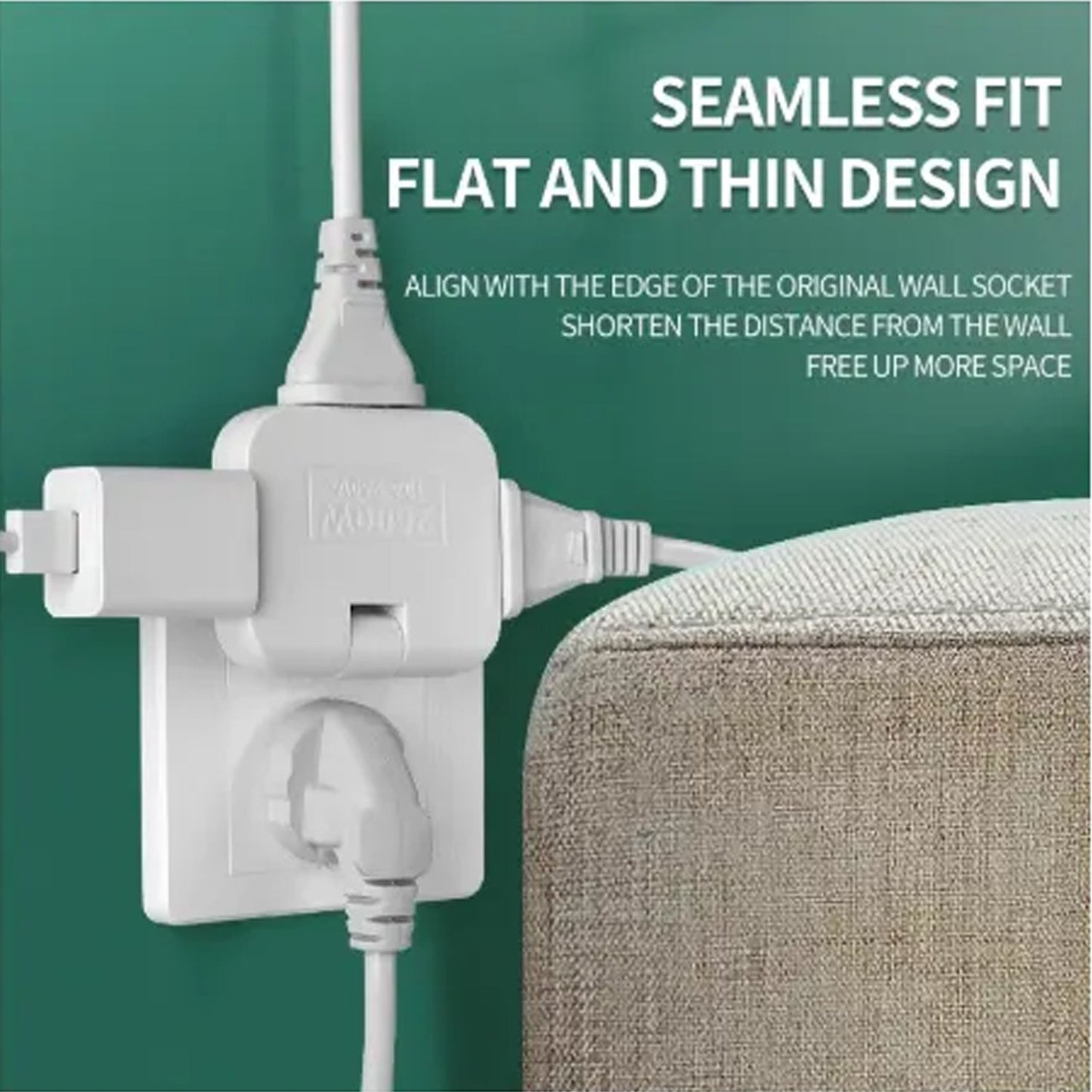3-in-1 Foldable Power Adapter
