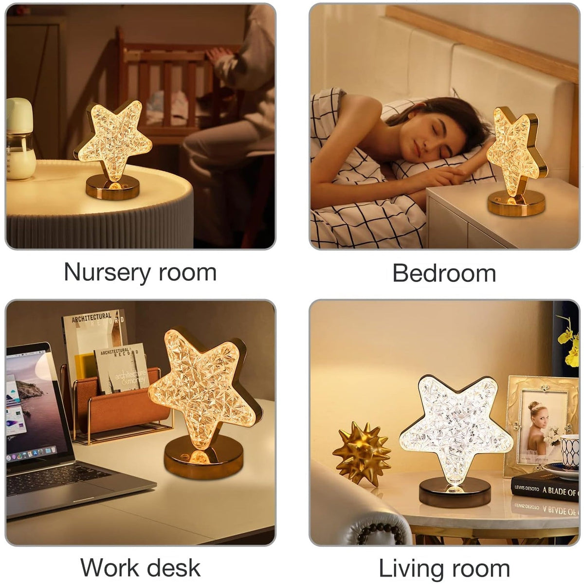 Crystal Diamond Lamp Cordless
