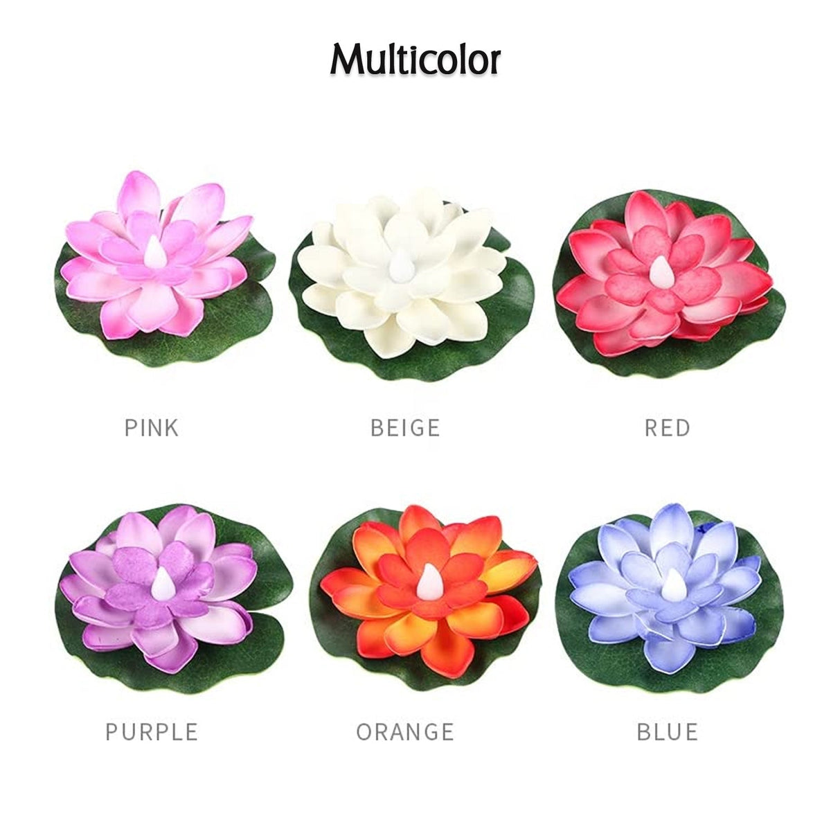 Floating Lotus LED Candles