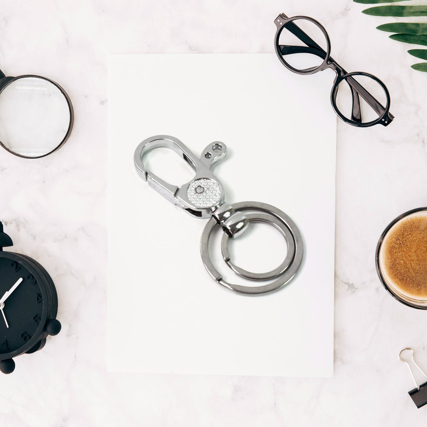 Luxury Stainless Steel Keychain