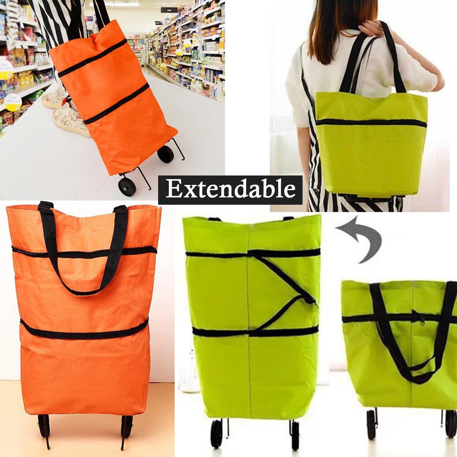 Foldable Shopping Cart Bag