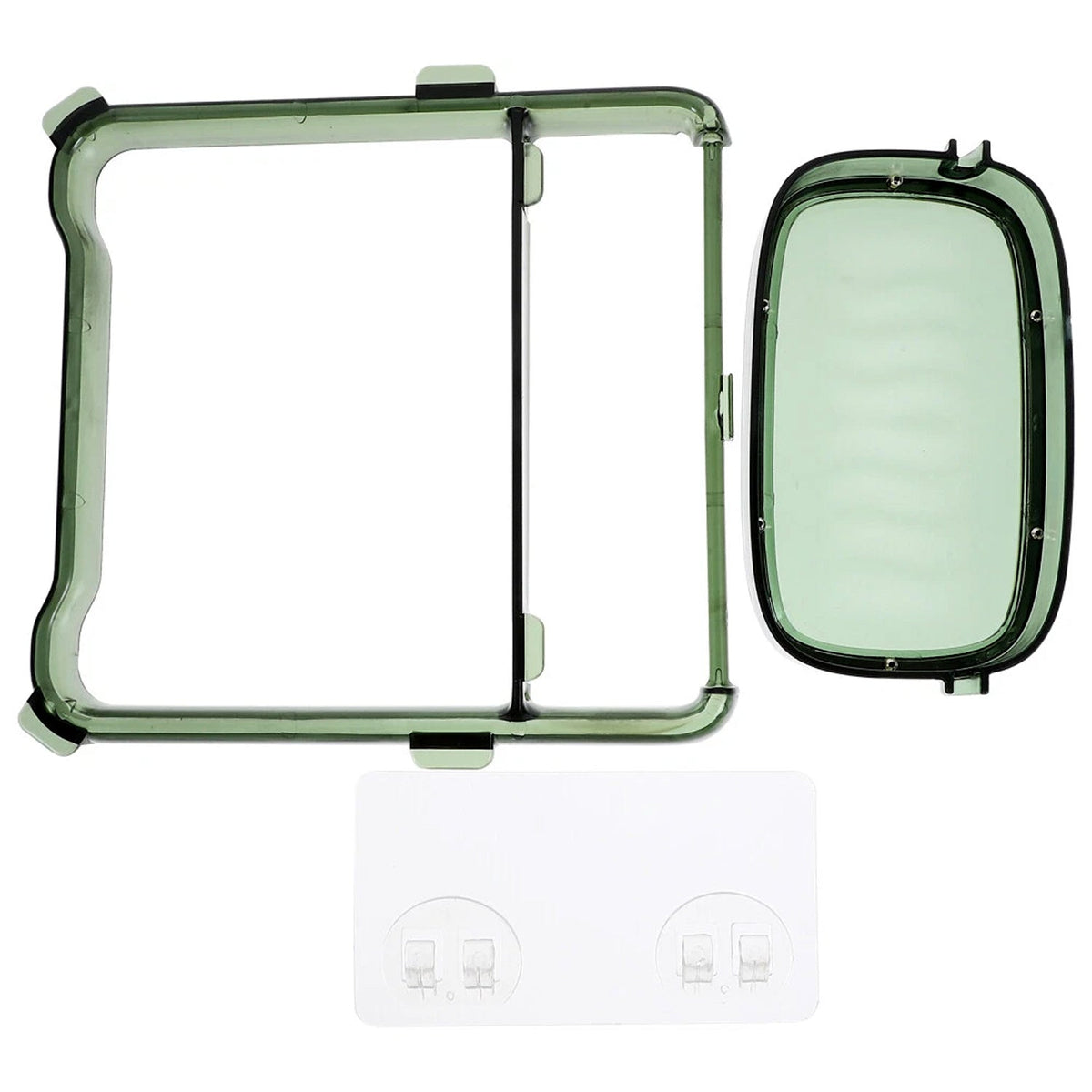 2-in-1 Adhesive Towel & Soap Holder – Green