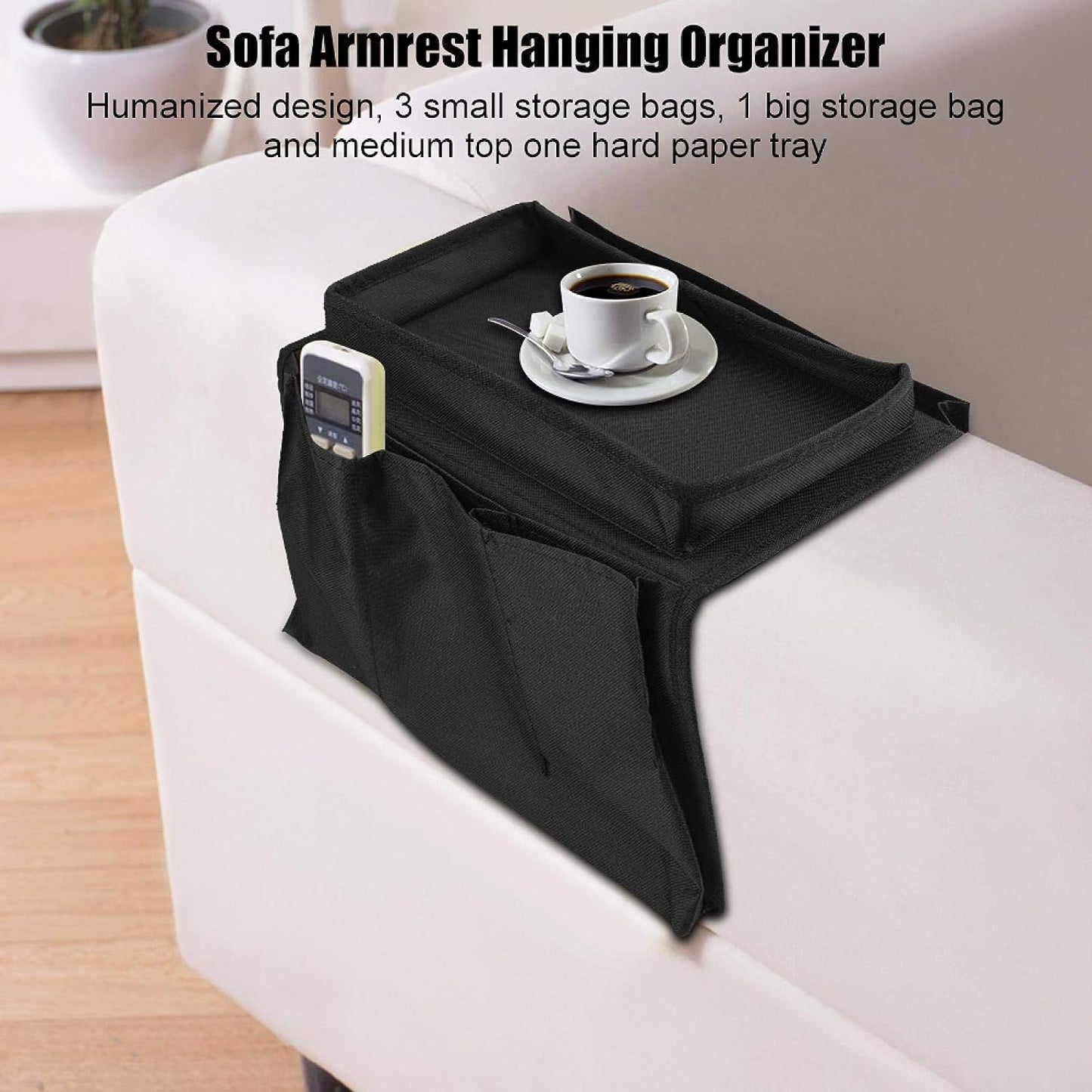 Sofa Armrest Organizer Bag